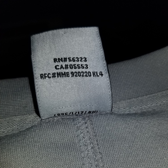 Nike Air Jordan 17 COOL GRAY Velour Sweatshirt and Pants - Picture 6 of 16